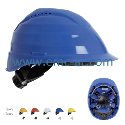 Casca de protectie ROCKMAN + dispozitiv de reglare rapida-suspensie plastic: P, R, A, B, G