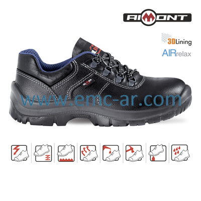Pantof de protectie cu bombeu metalic si lamela antiperforatie, HANNES S3