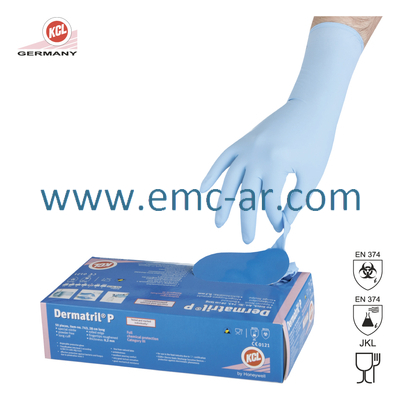 Manusa de protectie antichimica categoria II DERMATRIL -  set 50 buc