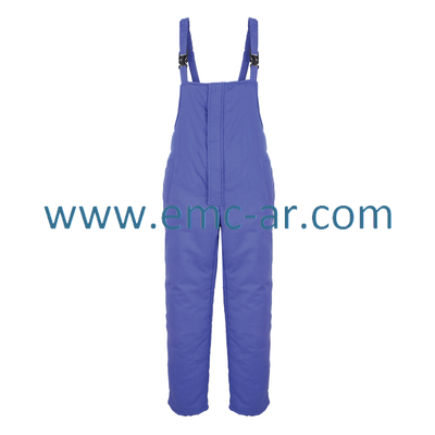 Pantalon cu pieptar vatuit IVAN 100% bumbac 300 g/mp ( -AE)