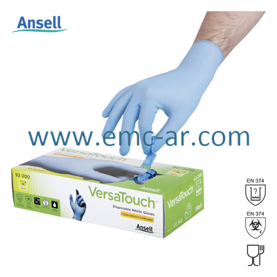 Manusi de unica folosinta din nitril, nepudrate, VERSATOUCH -  set 100 buc/cutie