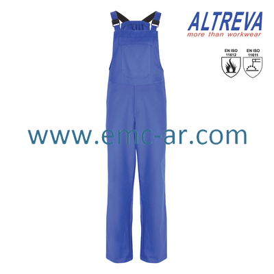 Pantalon cu pieptar pentru sudori WELDING BIB